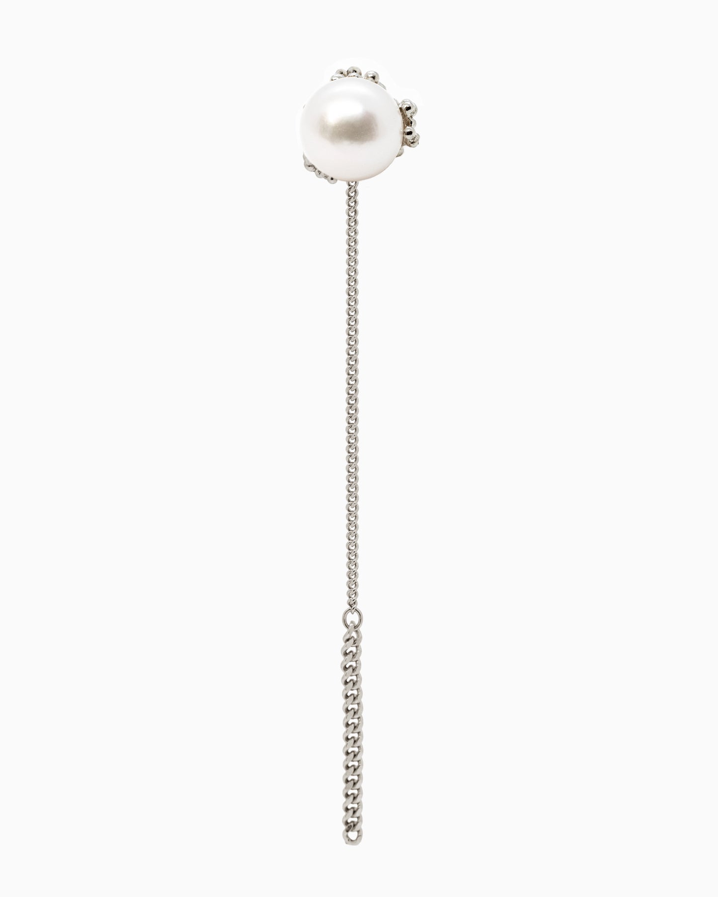 Silver Summer Kaviar earrings with pearl