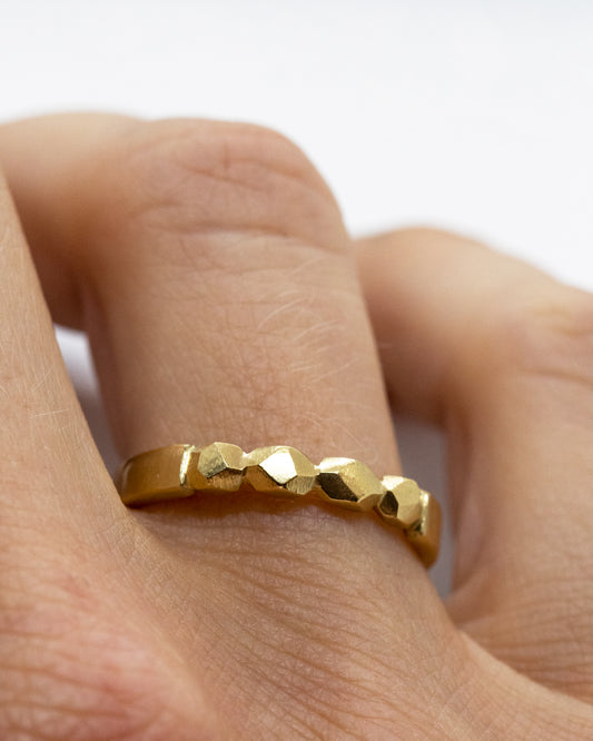 18k fairmined gouden Refined ring