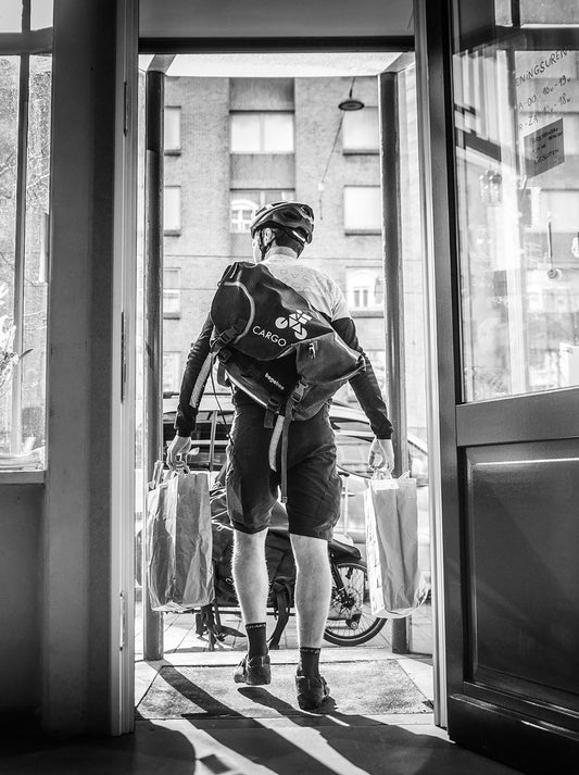 Levering per fiets in Gent