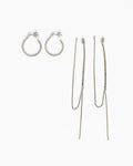 Silver Refined earrings Day To Night