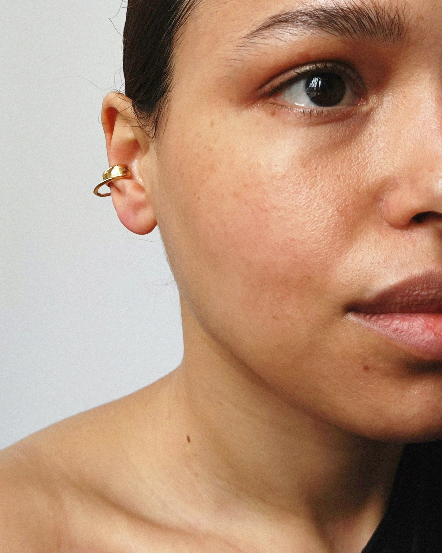 Vergulde oorcuff Summer Kaviar