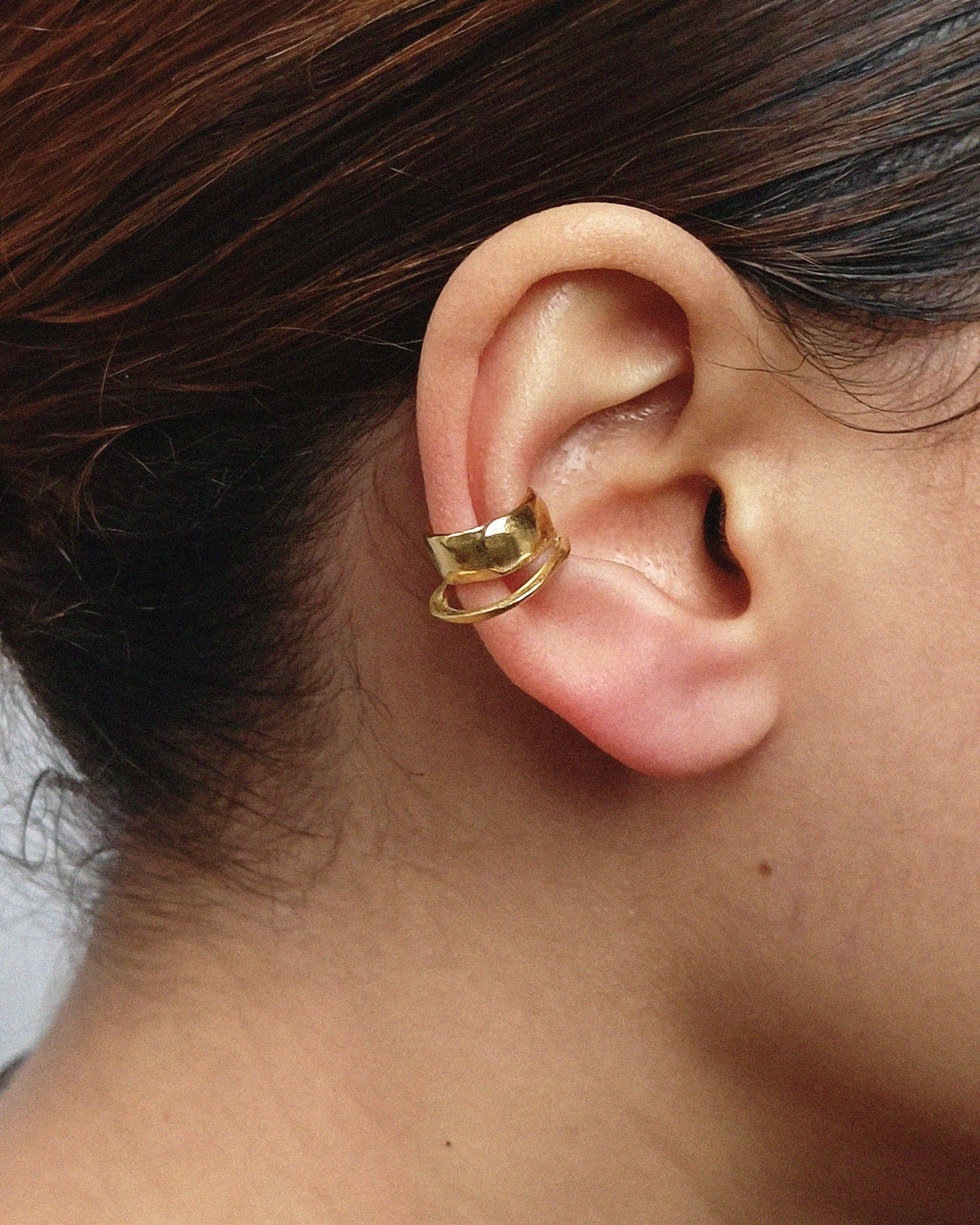 Gold plated earcuff Summer Kaviar