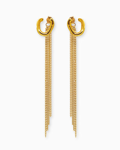 Gold-plated Bold earrings Day To Night