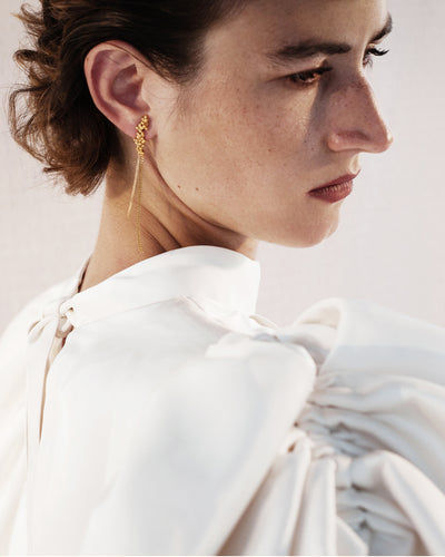 Gold-plated earrings Kaviar