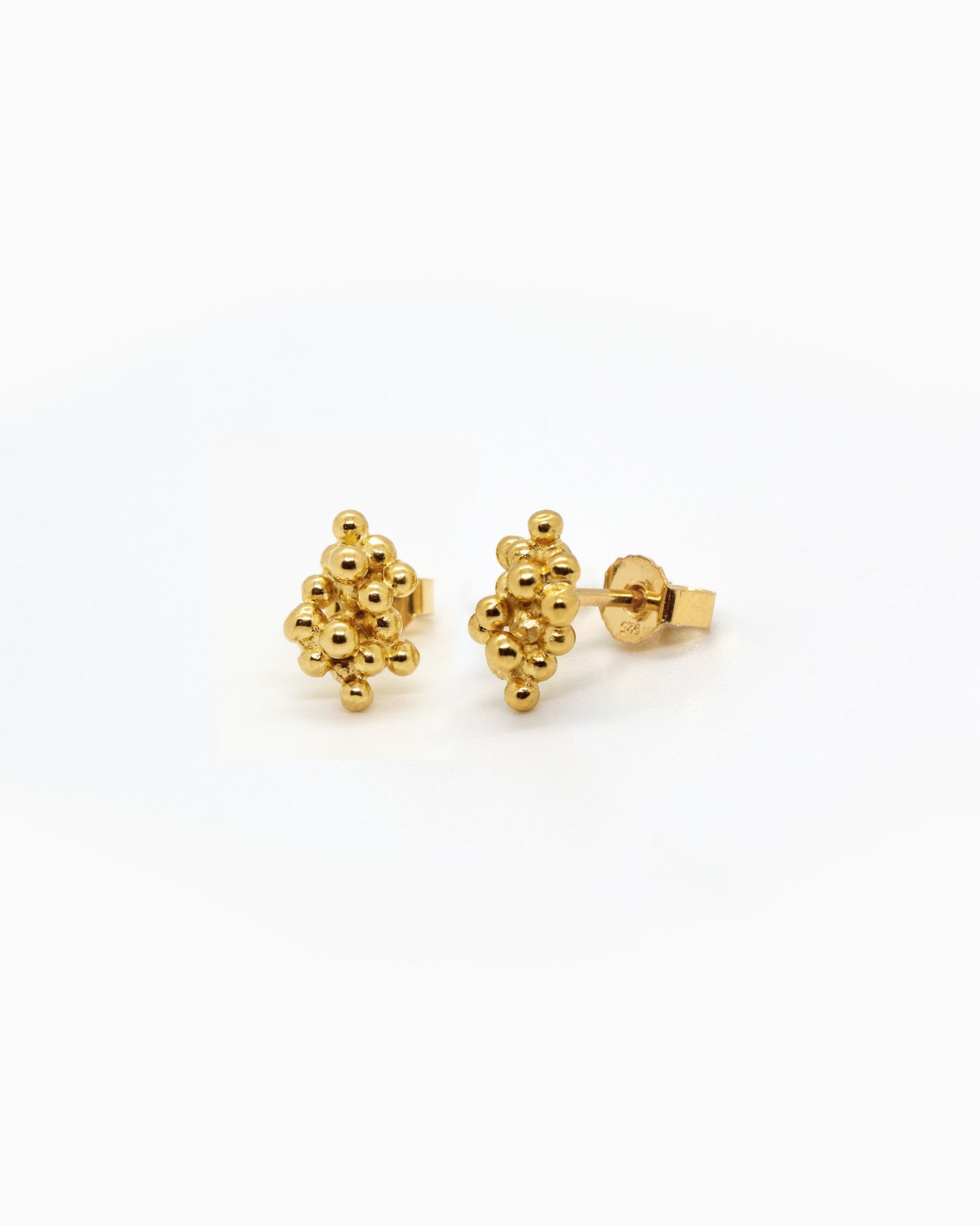 Earstuds Kaviar gold-plated