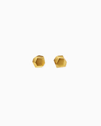 Gold-plated earstuds Refined