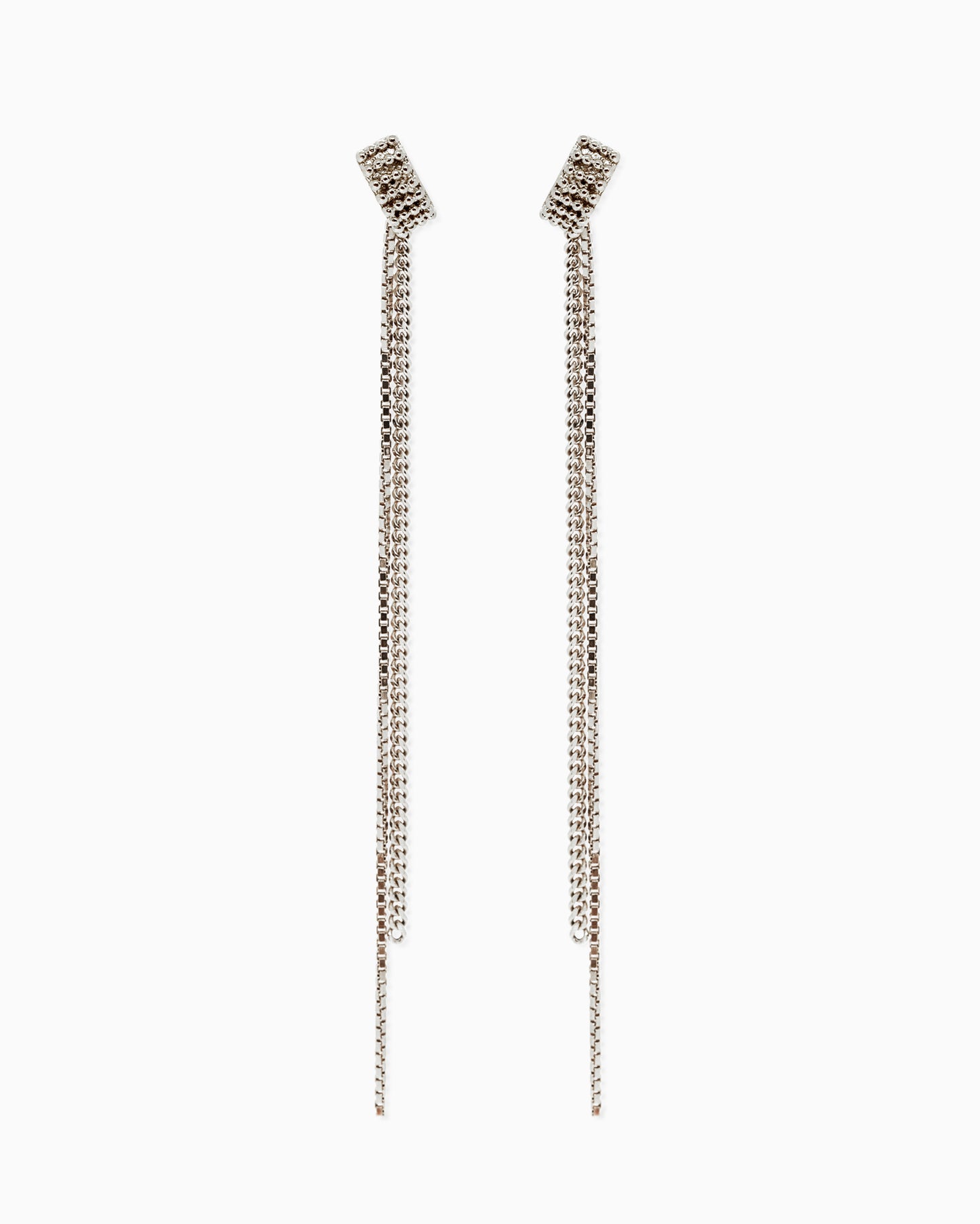 Silver Kaviar earrings Day To Night