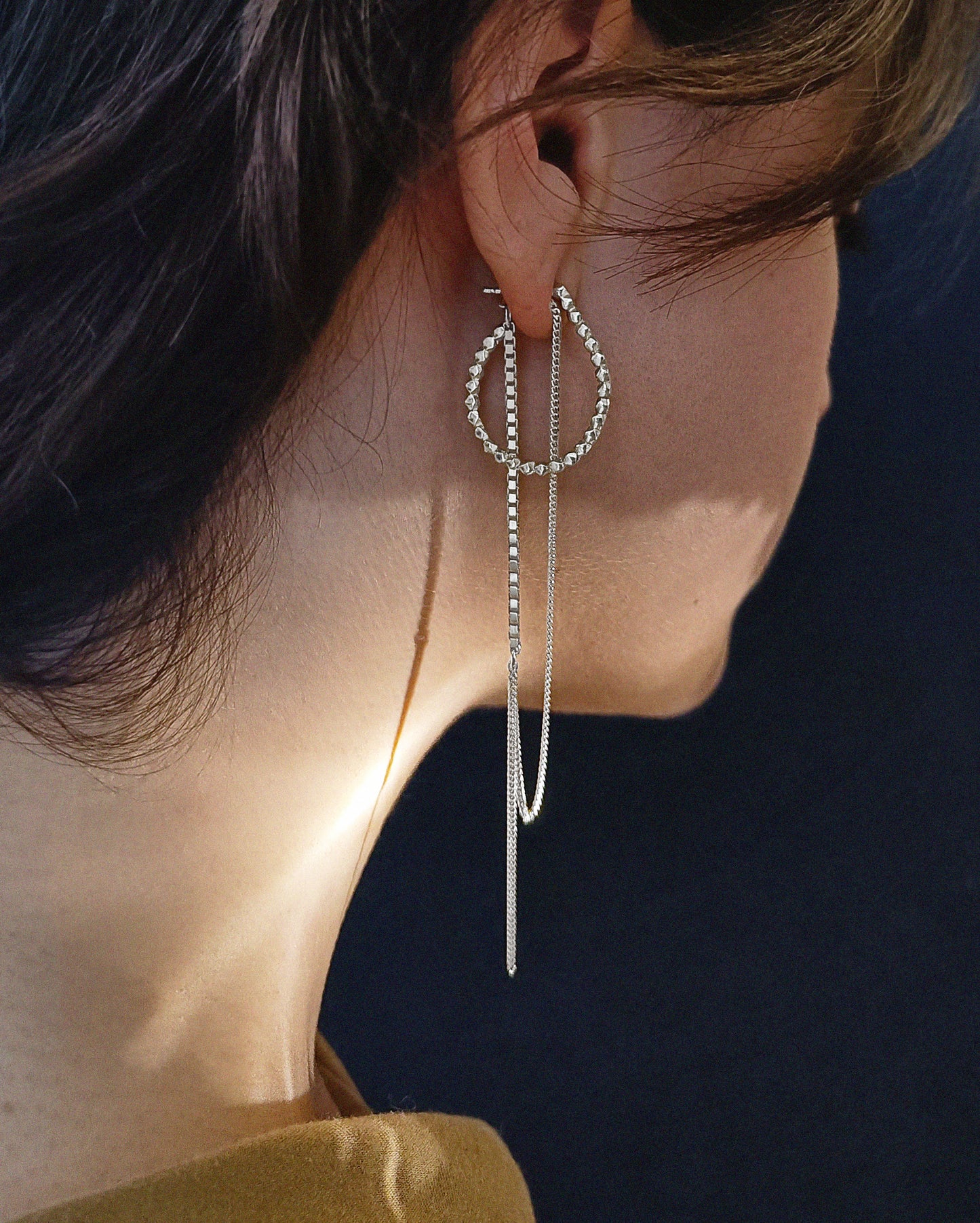 Silver Refined earrings Day To Night