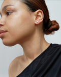 Zilveren mini parel oorhangers Summer Kaviar 