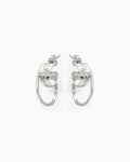 Silver duo earrings Summer Kaviar