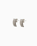 Silver Kaviar earrings Day To Night
