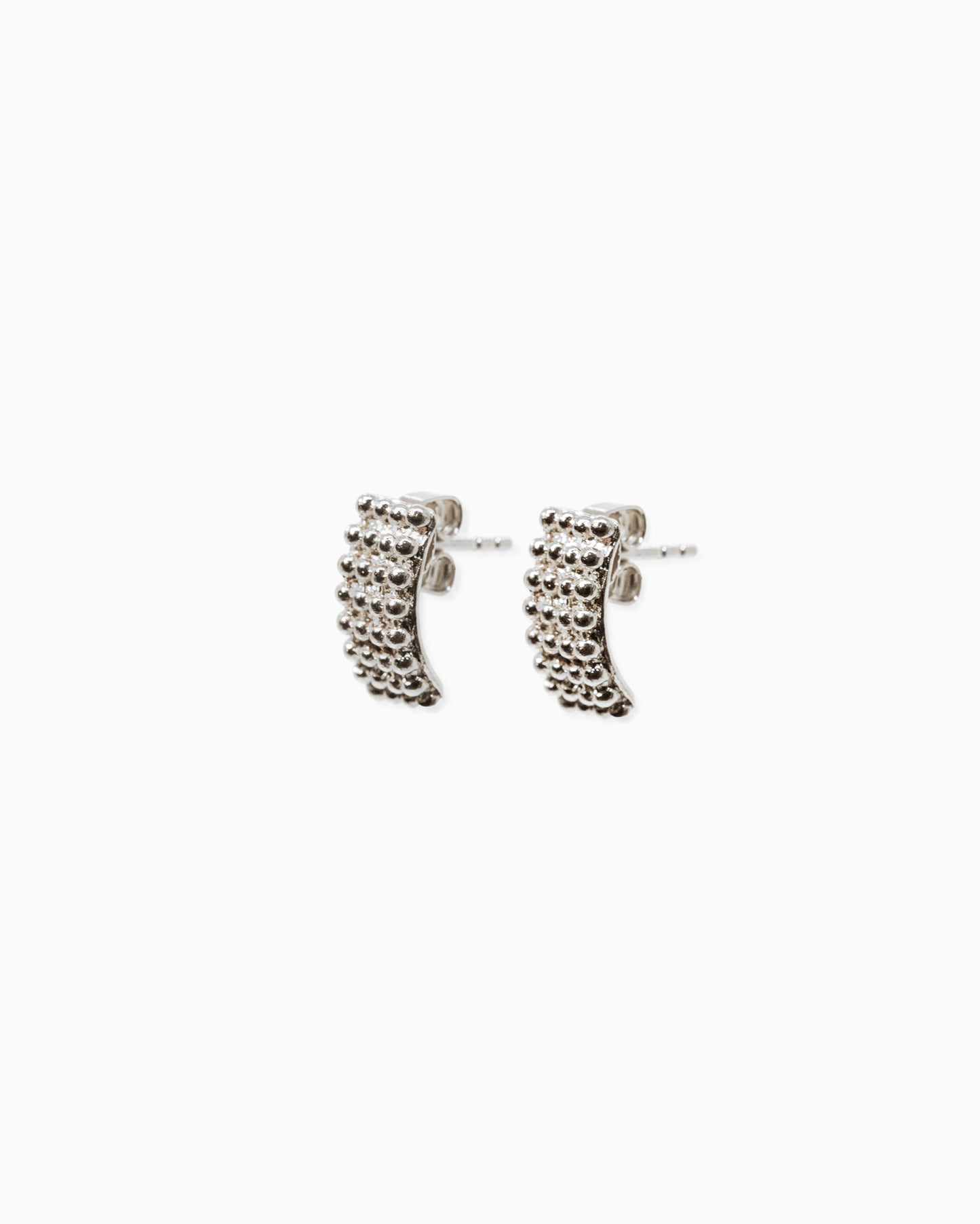 Silver Kaviar earrings Day To Night