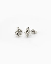 Earstuds Kaviar silver