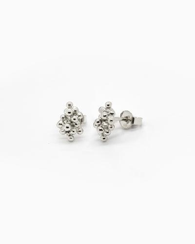 Earstuds Kaviar silver