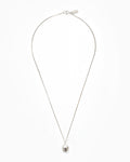 Large Silver Rock Necklace