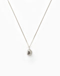 Silver necklace small Rock