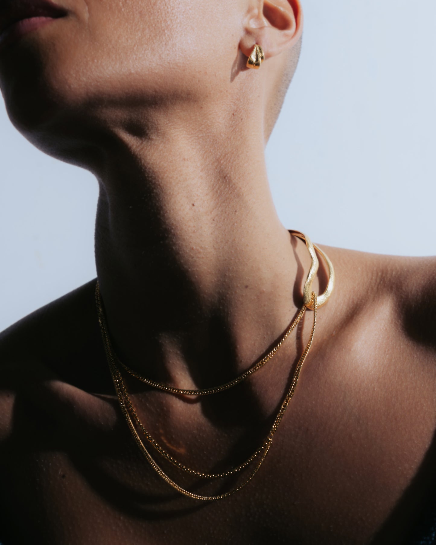 Vergulde SFTH-Halsketting Intuitive Heart