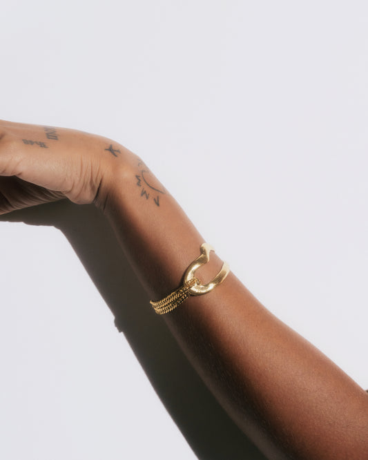 Vergulde SFTH Armband Intuitive Heart