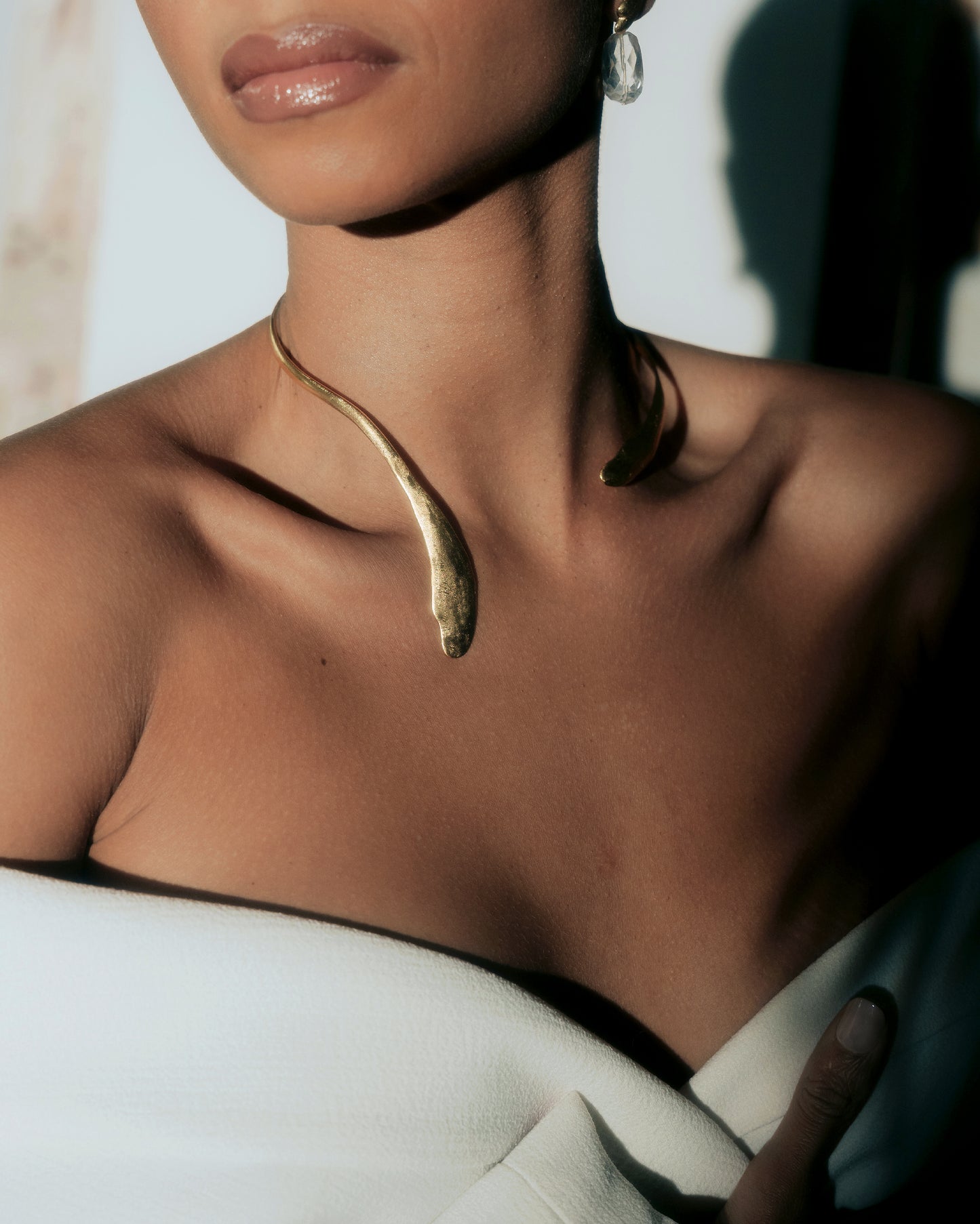  Vergulde Cuff-Halsketting Intuitive Heart