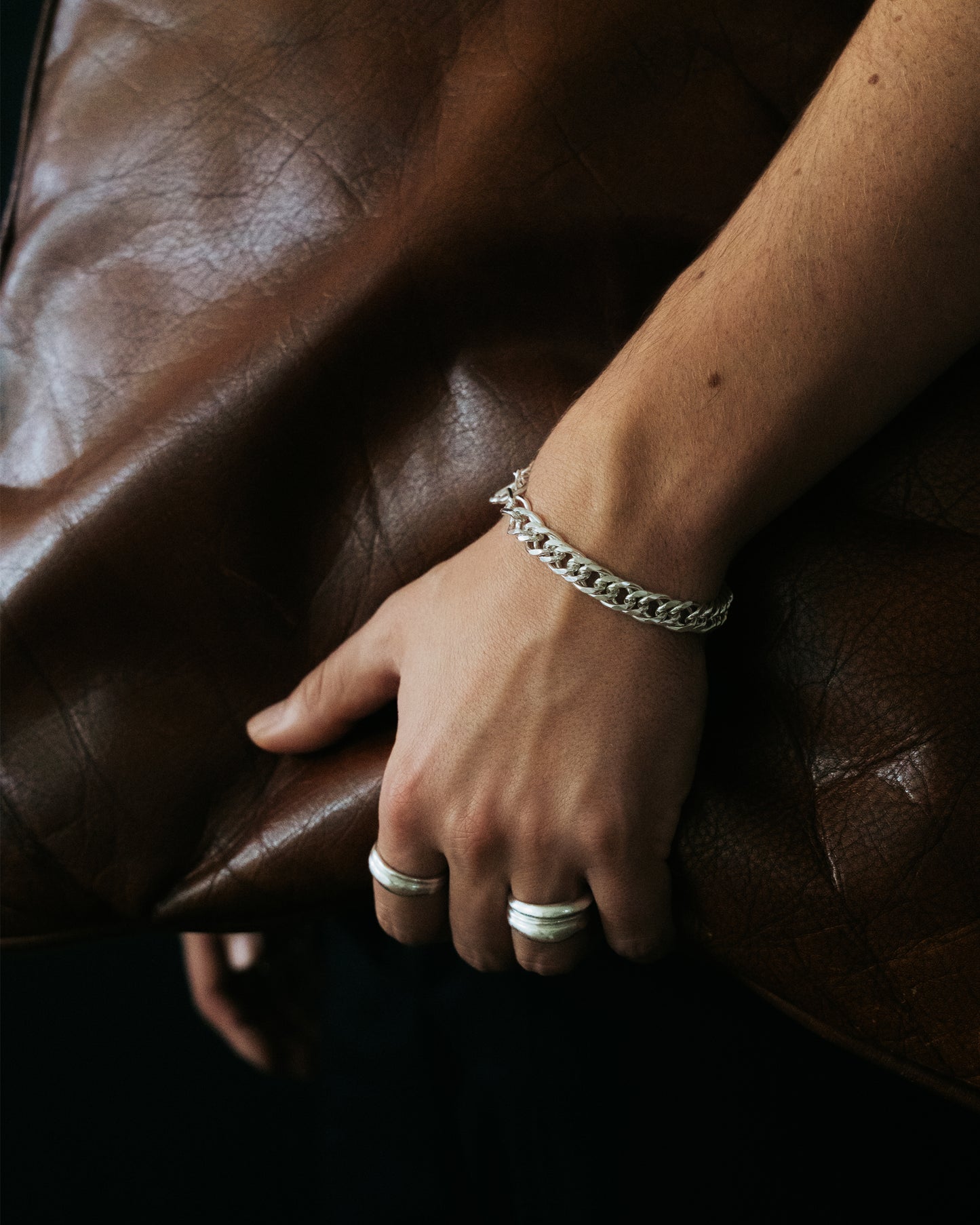 Zilveren T-slot Armband Intuitive Heart