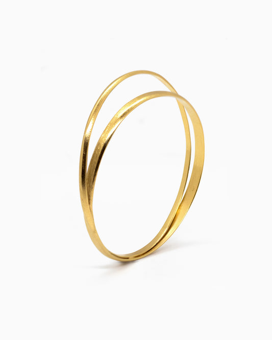 Vergulde Duo Armband Intuitive Heart