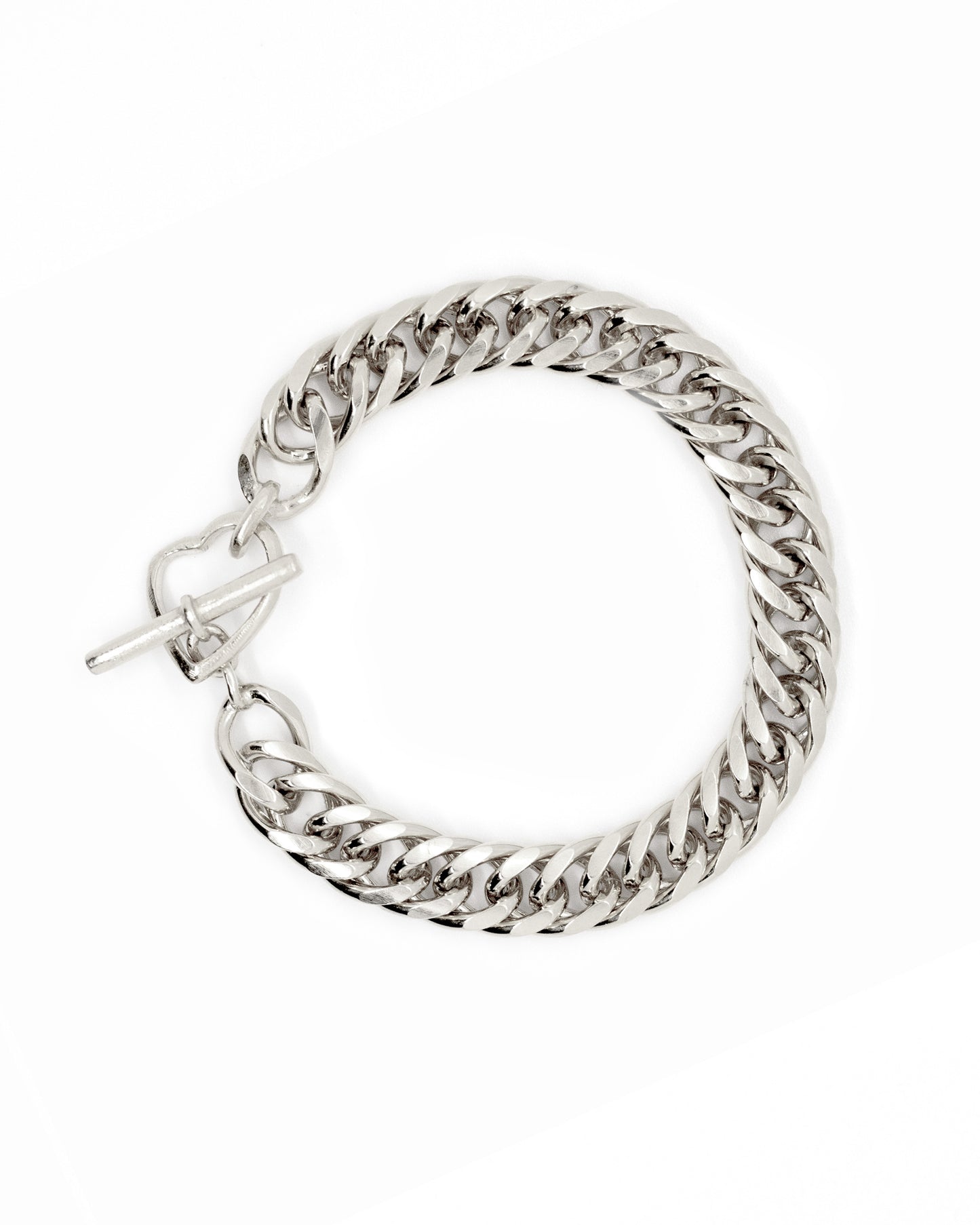 Zilveren T-slot Armband Intuitive Heart