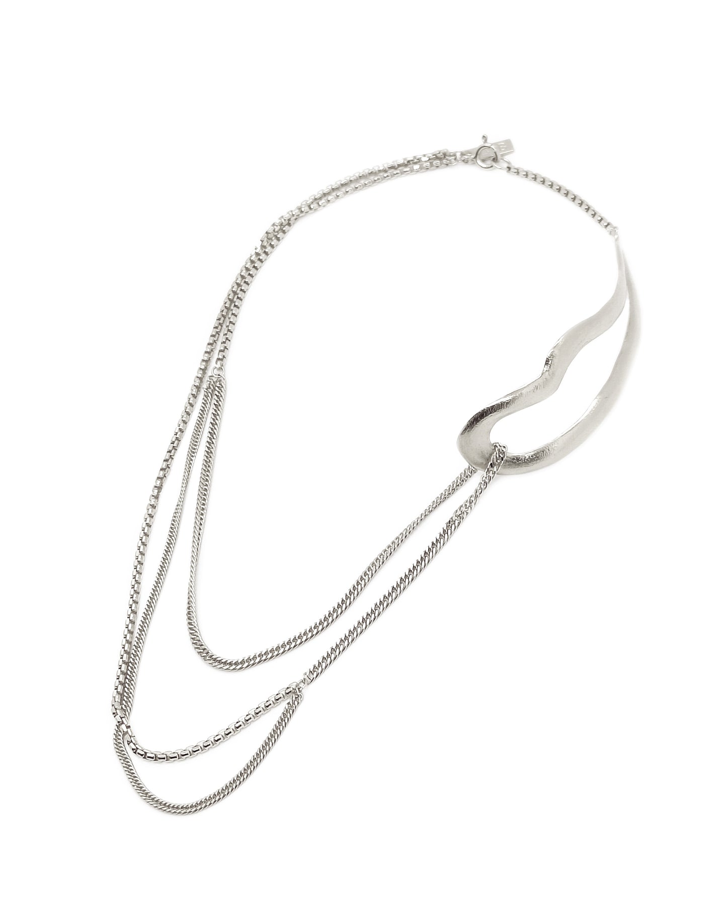 Zilveren SFTH-Halsketting Intuitive Heart