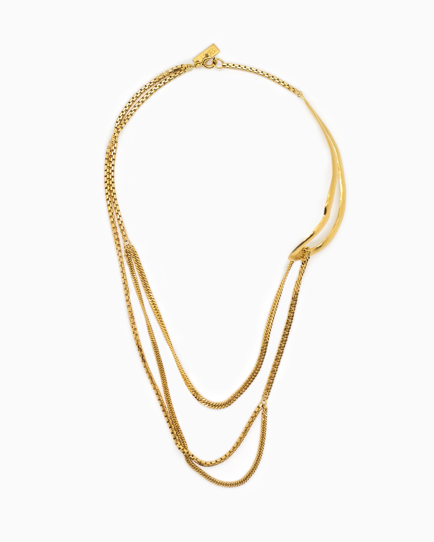 Vergulde SFTH-Halsketting Intuitive Heart