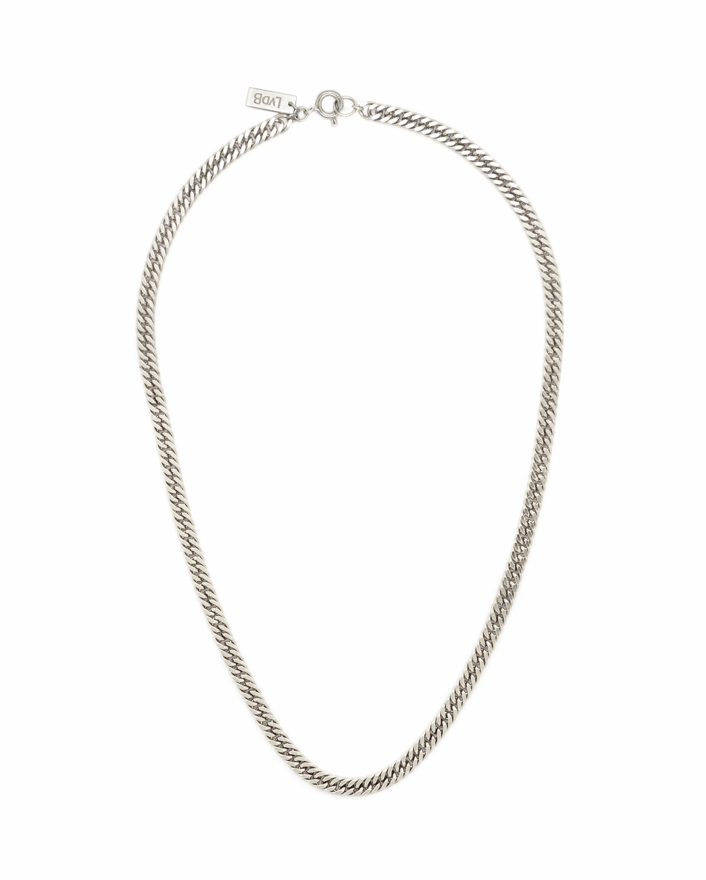 Zilveren schakel halsketting Intuitive Heart