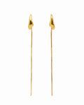 Gold-plated earstuds Intuitive Heart Day To Night