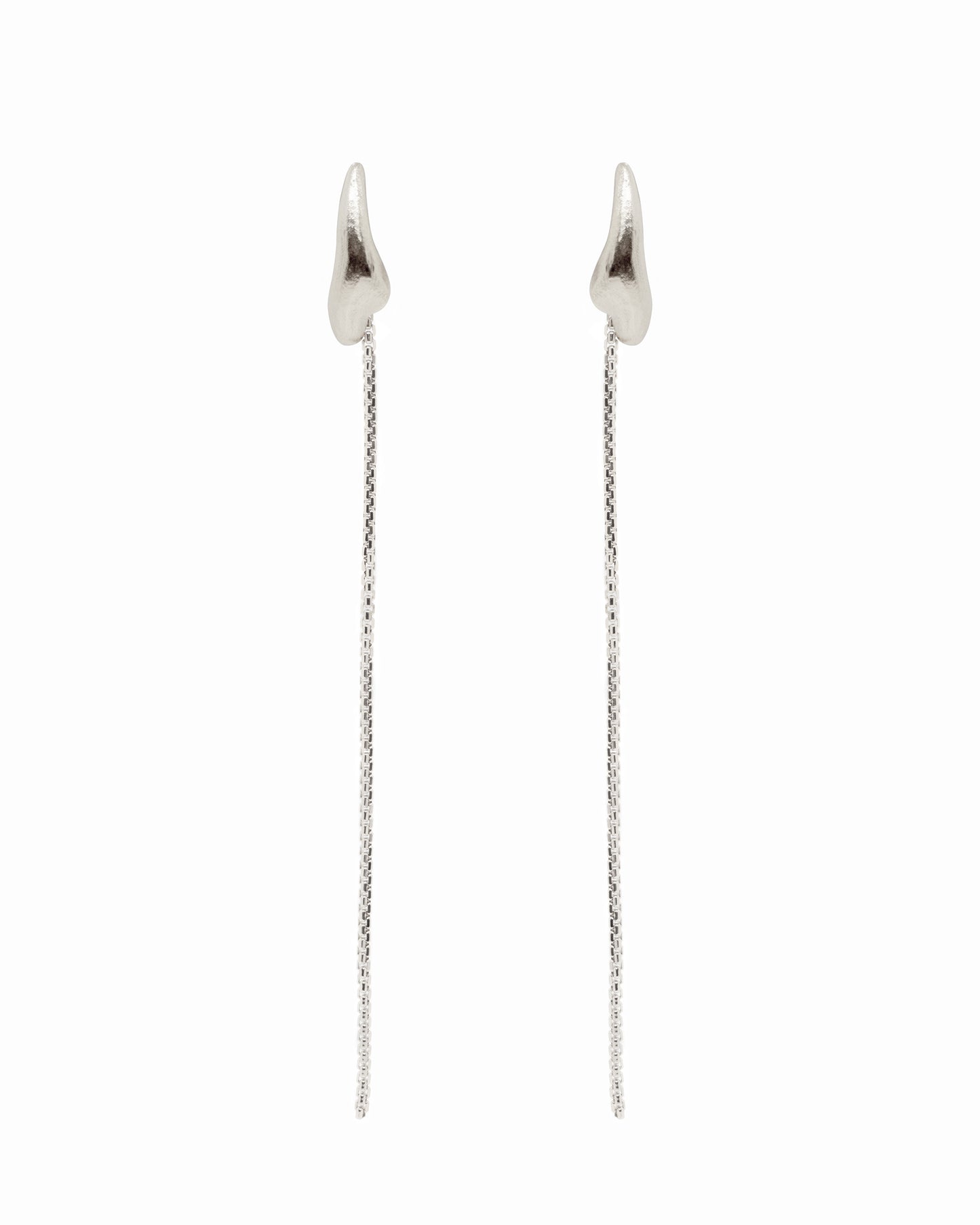 Zilveren oorstekertjes Intuitive Heart Day To Night