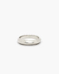 Zilveren Gebogen Ring Intuitive Heart