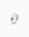 Zilveren Duo Ring Intuitive Heart