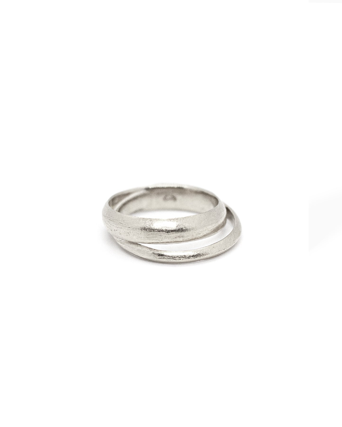 Zilveren Duo Ring Intuitive Heart