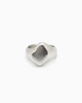 Zilveren Statement Zegelring Intuitive Heart