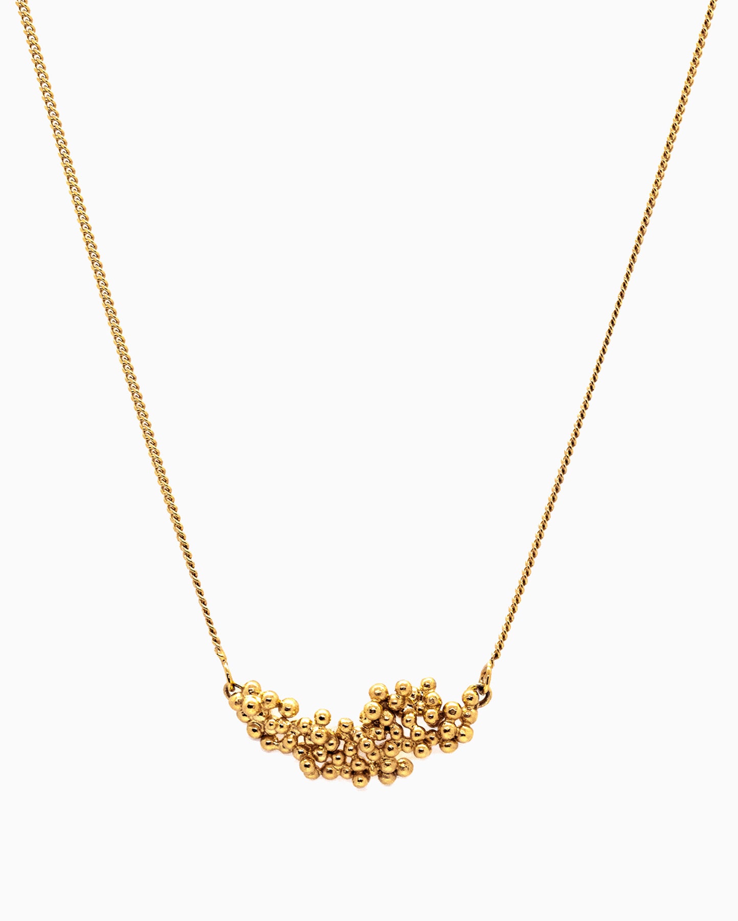 Gold-plated Kaviar necklace