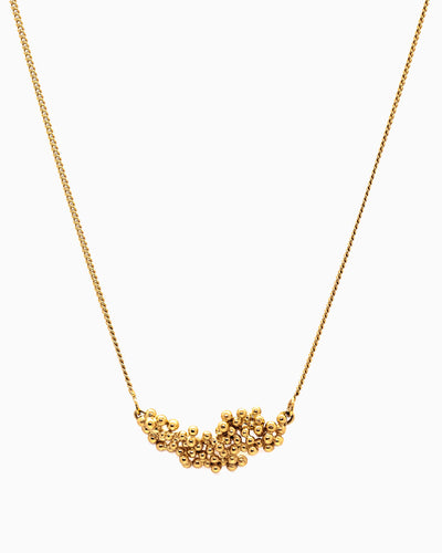 Gold-plated Kaviar necklace