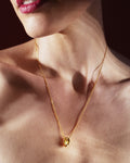 Gold-plated necklace small Bold