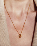 Gold-plated necklace small Bold
