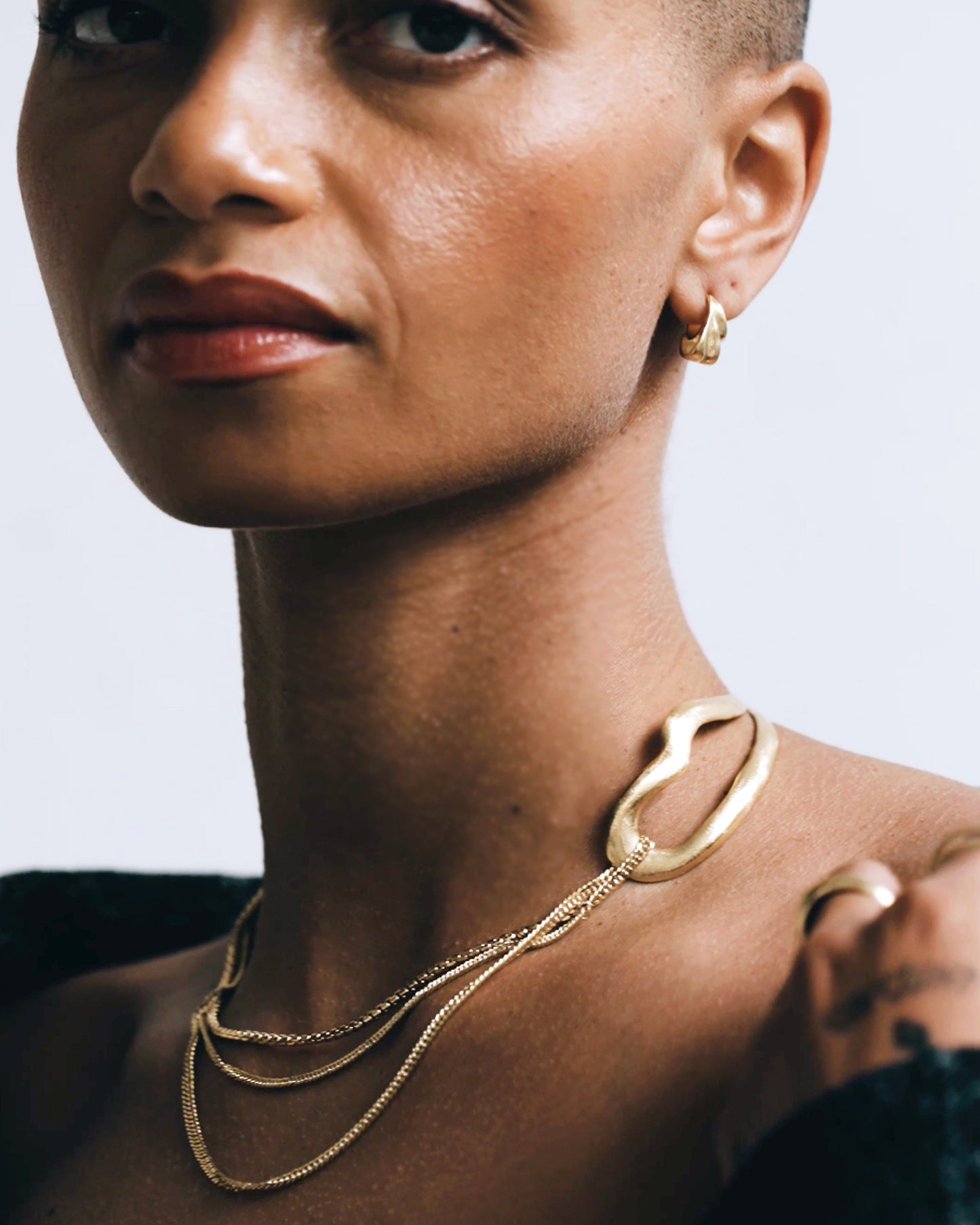 Vergulde SFTH-Halsketting Intuitive Heart