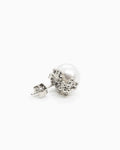 Silver Summer Kaviar earstuds with pearl