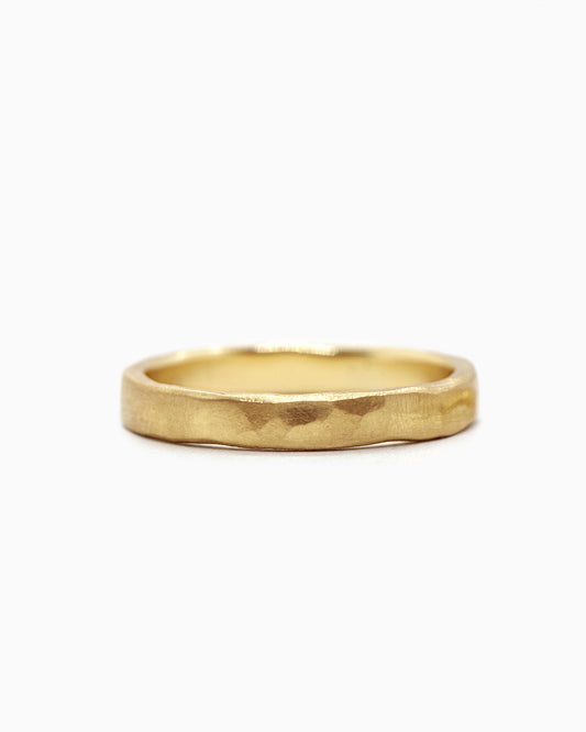 18k Fairmined gouden organische ring