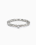 18k fairmined witgouden Refined ring met klein wit diamantje