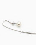 Zilveren mini parel oorhangers Summer Kaviar 