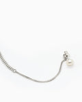 Zilveren mini parel oorhangers Summer Kaviar 