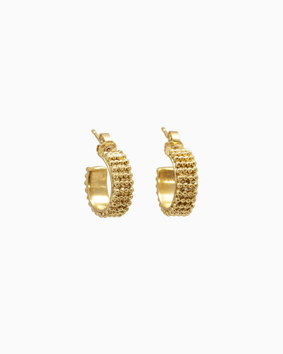 Gold-plated earrings Summer Kaviar