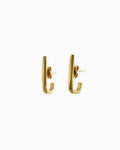 Gold-plated Rock earrings