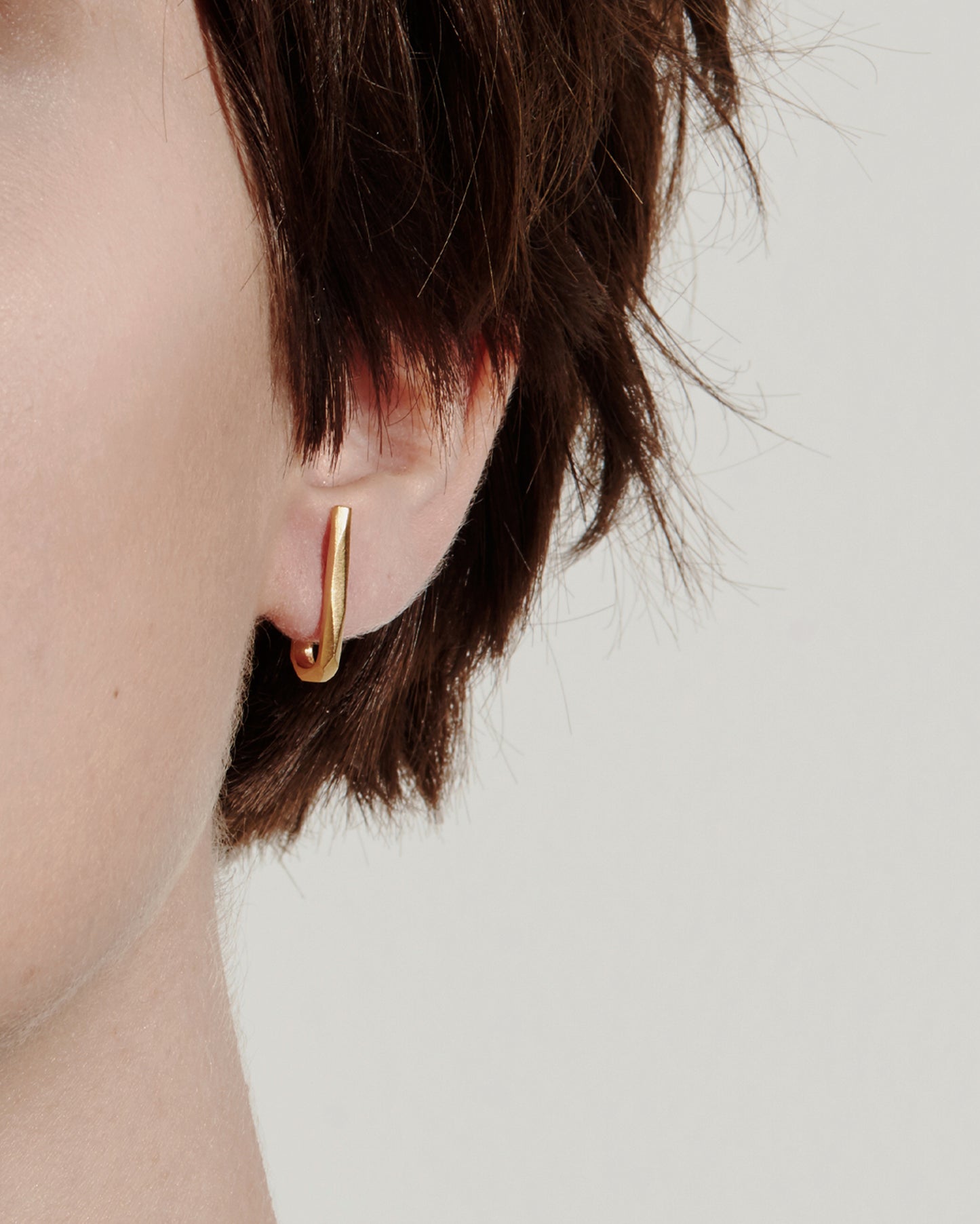 Gold-plated Rock earrings