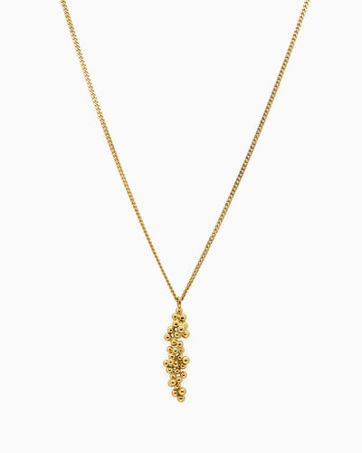 Fine gold-plated Summer Kaviar necklace