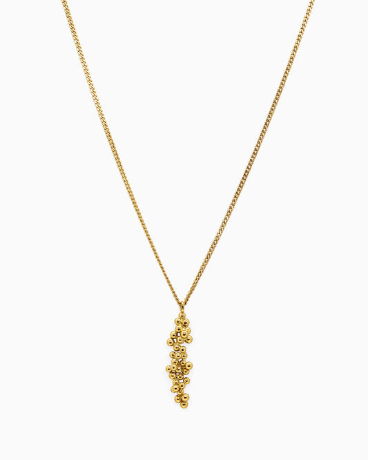Fine gold-plated Summer Kaviar necklace